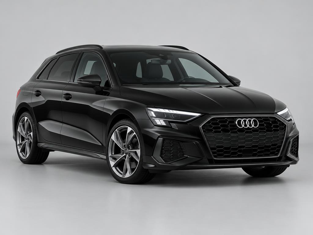 2021 Audi A3 Sportback 35 TFSI S line in Mythos Black